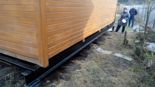 Фундамент на винтовых сваях 8x6м